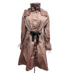 [ б/у ] MooRERm-re- пальто 9 номер нейлон пальто Италия производства Leilian бесплатная доставка 