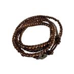 【中古】CHAN LUU チャンルー アクセサリー ブレスレット ブラウン系 レディース レザー