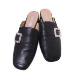 [ б/у ]STACCATOs Tucker to обувь Sunny свет Loafer шлепанцы черный 24cm