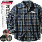 ショッピングネルシャツ チェックシャツ GENUINE Dickies ジェニュイン ディッキーズ 長袖シャツ アメカジ アメリカブランド ネルシャツ チェーン刺繍