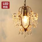 Cocotier 1灯シャンデリア アンティーク LED対応可 送料無料　 北欧 シャンデリア 天井 照明 ガラス シーリング 玄関 廊下  REOF-024/1AT