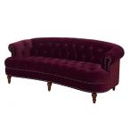 ジェニファーテイラー 3Pソファ La Rosa  Jennifer Taylor モダン ダイニング ベロア ソファー ファブリック 3人掛け 布 北欧 送料無料 RE36002SF-884