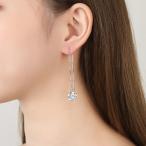 Yahoo! Yahoo!ショッピング(ヤフー ショッピング)ピアス 人気 レディース ロング ピアス スタッド シルバーニードル ピアス フラワー ペンダント ピアス ラインストーン シンプル ピアス パーティー 卒園 デート