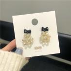 Yahoo! Yahoo!ショッピング(ヤフー ショッピング)925シルバー レディースピアス リボンピアス ビーズピアス 2021 新作 ピアス レディース