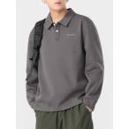 メンズ長袖Tシャツ春秋ゆったりハー...