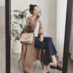 ロングニットカーディガンレディース...