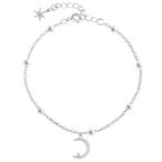 Yahoo! Yahoo!ショッピング(ヤフー ショッピング)レディース ブレスレット アクセサリー ジュエリー 三日月 シルバーカラーブレスレット シンプルデザインブレスレット 月デザイン シンプルブレスレット
