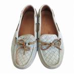 BOTTEGA VENETA Bottega Veneta сетка замша deck shoes голубой размер 22.5cm женский [ б/у ]