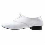 Lepetto Repetto jijiZIZI кожа оксфорды гонки выше белый размер 37 24cm женский [ б/у ]