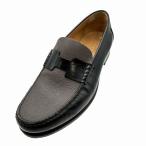 HERMES Hermes мокасины keneti кожа Loafer обувь 192573ZH черный Brown размер 40 25cm мужской [ б/у ]