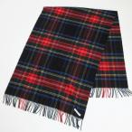 JOHNSTONS ジョンストンズ 大判タータンチェックストール カシミヤ 190×70cm VU9031 Charcoal Ground WA000056 【中古】