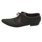 MIUMIU MiuMiu платье обувь сетка кожа переключатель гонки выше обувь серый 5.5 24.5cm мужской женский [ б/у ]