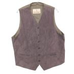 TRUSSARDI Trussardi лучший tops искусственная кожа безрукавка полоса лиловый L