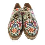 Sergio Rossi Sergio Rossi эспадрильи Dubey обувь цветок ....kinali размер 22cm женский [ б/у ]