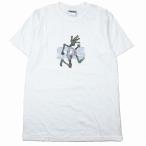20ss グラミチ GRAMICCI × Sneakersnstuff コラボ Tシャツ カットソー 半袖 丸首 トップス サイズS ホワイト 白 メンズ 【中古】