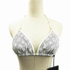  не использовался товар LOUIS VUITTON Louis Vuitton монограмма рисунок бикини верх белый размер 34 RW231W RV5 FOSW02 женский /T2K