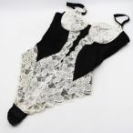  gran игрушка - one z T-back боди белый × черный C70M накладка имеется б/у товар среднего качества 