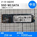 【中古 M.2SATA SSD】256GB メーカーおまかせ 使用1000時間以内 データ消去済 交換増設用 動作確認済み