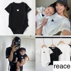  Heart baby Kids ребенок одежда родители . ссылка ko-te... детский комбинезон 80 белый чёрный за границей мода модный симпатичный бесплатная доставка 