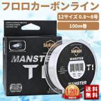 100m フロロカーボン ライン リーダー ハリス 0.8号 1号 1.5号 2号 2.5号 3号 3.5号 4号 5号 6号 7号 8号 ショックリーダー 釣り糸