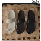＼8/24(月)正午12時〜SALE50%OFF／即日発送/anuke アンヌーク Ecoleather Belt Sandals 62611006 2026春夏 キャンセル返品不可