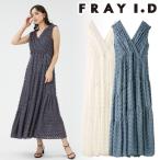 ＼10%OFF／予約商品/FRAY I.D フレイアイディー フリンジジャガードカシュクールワンピース FWFO242057  7月末〜8月中入荷予定 2024春夏 キャンセル返品不可