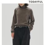 ＼PRE SALE20%OFF／即日発送/TODAYFUL／Wool Cashmere Turtle Knit 12420518 2024冬 キャンセル返品不可
