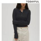 ショッピング春夏 即日発送(火曜除く)/TODAYFUL トゥデイフル  Henleyneck Soft Tops 12610608  26SS 2026春夏 キャンセル返品不可