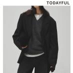 1〜3日以内に発送/TODAYFUL トゥデイフル Twill Double Jacket 12620103 2026秋冬 キャンセル返品不可