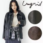 | время ограничено 15%OFF| отправка в тот же день ( вторник за исключением )/Ungrid Ungrid Roo z Silhouette искусственная кожа блузон 112550237901 25FW отмена возвращенние товара не возможно 