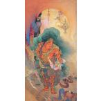 ショッピングknh 絵画風 壁紙ポスター【フルサイズ版】 狩野芳崖 仁王捉鬼図 1886年 東京国立近代美術館 キャラクロ K-KNH-004S1(576mm×1126mm)＜日本製＞