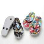 キッズビーチサンダル Ocean & Ground ビーチサンダル ブラック マルチカラー 17cm~20cm 2025SS