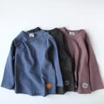 長袖Tシャツ ロンT SALE 26%OFF F.O.KIDS シンプルワイドTシャツ ブルー チャコール パープル 子供服 子ども服 2023SP