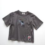 ショッピングF.O.KIDS F.O.KIDS エフオーキッズ DINO EATS Tシャツ 80cm 90cm 120cm 140cm チャコール 子供服 子ども服 トップス 半袖 2023SS