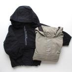 SALE 50%OFF ウインドブレーカー F.O.KIDS 撥水加工ウインドブレーカー ブラック カーキ フード収納可能 子供服 子ども服 2024AW