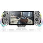 【半自動＆全自動連射付/携帯モード専用】 スイッチ グリップコントローラー 一体式コントローラー ダブルモーター振動 6軸ジャイロセンサー搭載