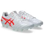 asics アシックス DS LIGHT CLUB WHITE/FLASH RED 1103A097 104 特価 サッカースパイク ワイド 幅広 土 人工芝 レアルスポーツ