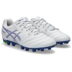 ショッピングDS asics アシックス DS LIGHT JR GS WHITE/ASICS BLUE 1104A054 102 ジュニア サッカー用 スパイク DSライト 土 人工芝 ワイド 幅広