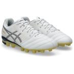 asics アシックス DS LIGHT JR GS WHITE/MIDNIGHT 1104A054 104 ジュニア サッカー用 スパイク DSライト 土 人工芝 ワイド 幅広