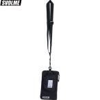 SVOLMEsborume2 полосный шея сумка 26SS 1261-59020 смартфон кейс смартфон держатель бардачок черный аксессуары 
