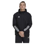 《3XL限定特価》adidas アディダス TIRO23 コンペティション オールウェザージャケット ブラック di376 hk7656 サッカー ウィンドブレーカー 黒