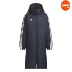 【adidas アディダス】ジュニア マストハブ 3ST ボアロングコート レジェンドインク KWY19 JH1087 ベンチコート 防寒 サッカー用品 レアルスポーツ