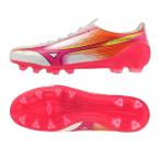 ショッピングサッカースパイク MIZUNO ミズノ ミズノアルファ 3 PRO ホワイト×ピンク P1GA266464 BLAZING FLAIR PACK  サッカースパイク レアルスポーツ
