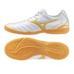 MIZUNO ミズノ モナルシーダ ネオ 3 SELECT IN P1GF262550 ホワイト×ゴールド BRIGHT GOLD PACK フットサルシューズ インドア 体育館 室内 レアルスポーツ