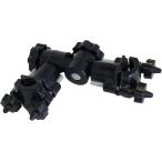  зонт держатель кемпинг рыбалка карась уличный фиксация регулировка угла зажим тиски зонт от солнца море ( черный, 17x13x4cm)