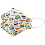 ショッピング立体マスク 小さめ 3D 立体 不織布 三層構造 マスク 小さめ 子供サイズ 5枚 MSKSH3-A(プラレール,  小さめ)