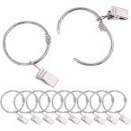  занавески зажим занавески кольцо установка простой стальной внутренний диаметр 38mm 20 шт. комплект ( серебряный )