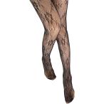  ребенок трико детский Junior Kids чулки сеть трико гонки рисунок симпатичный цветочный принт ( черный ( цветочный принт ), Free Size)