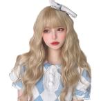  парик длинный распорка парик semi long full парик костюмированная игра парик wig природа жаростойкий сеть есть ( Gold )