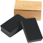  сообщение карта одноцветный Mini рукописный текст . подарок визитная карточка размер Laverda gPOP документ .400 листов ( черный, ширина 9cm)